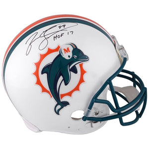 Jason Taylor Autographed Miami Dolphins Replica Helmet (w/HOF 17)
