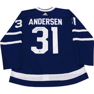 Frederik Andersen Autographed Toronto Maple Leafs Pro Jersey