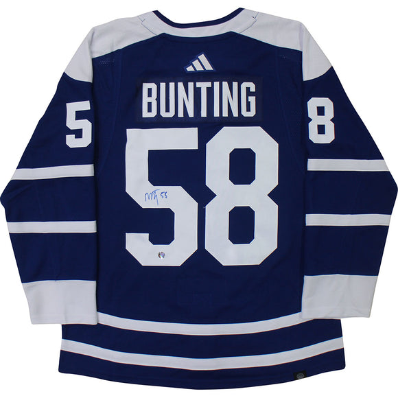 Michael Bunting Autographed Toronto Maple Leafs Reverse Retro Pro Jersey