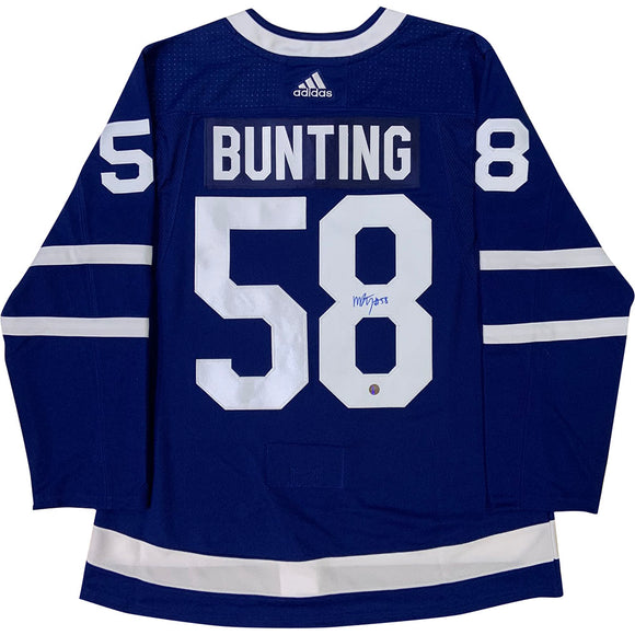 Michael Bunting Autographed Toronto Maple Leafs Pro Jersey