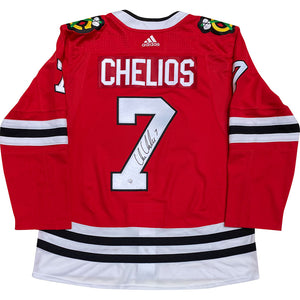 Chris Chelios Signed Chicago Blackhawks Jersey (JSA COA) NHL