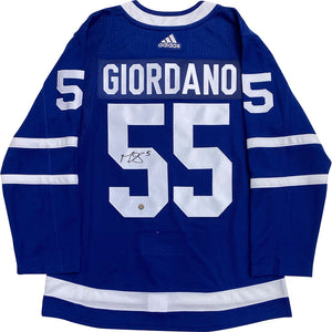 Mark Giordano Autographed Toronto Maple Leafs Pro Jersey