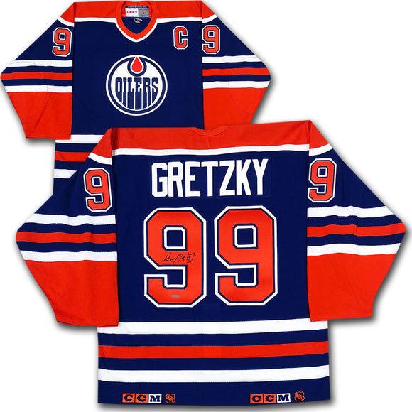 Autographed Edmonton Oilers Wayne Gretzky Upper Deck White CCM Heroes of  Hockey Jersey