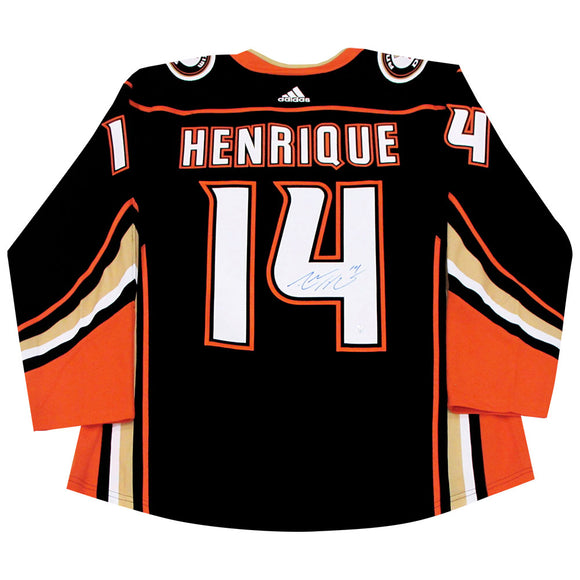 ADAM HENRIQUE Signed New Jersey Devils Home Adidas PRO Jersey