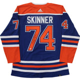 Stuart Skinner Autographed Edmonton Oilers Pro Jersey