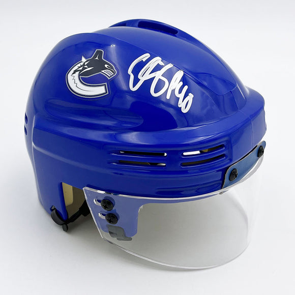 Elias Pettersson Autographed Vancouver Canucks Mini-Helmet
