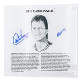 Guy Carbonneau Autographed NHL Legends HOF Plaque