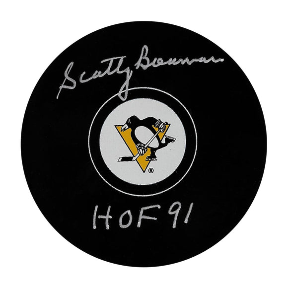 Scotty Bowman Autographed Pittsburgh Penguins Puck