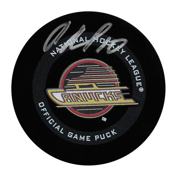 Pavel Bure Autographed Vancouver Canucks Official Game Puck