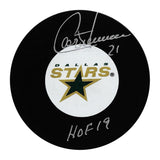 Guy Carbonneau Autographed Dallas Stars Puck