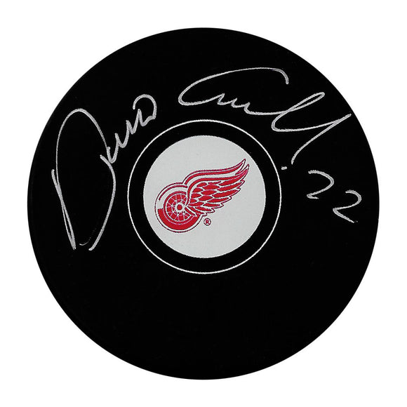 Dino Ciccarelli Autographed Detroit Red Wings Puck