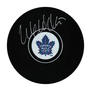 Wendel Clark Autographed Toronto Maple Leafs Puck