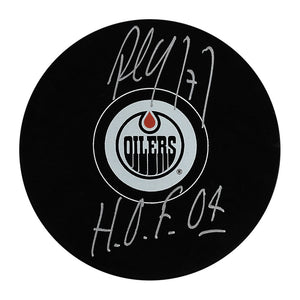 Paul Coffey Autographed Edmonton Oilers Puck