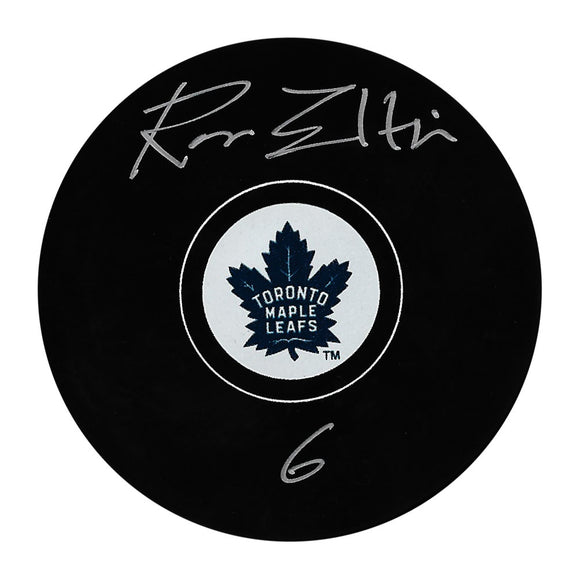 Ron Ellis Autographed Toronto Maple Leafs Puck