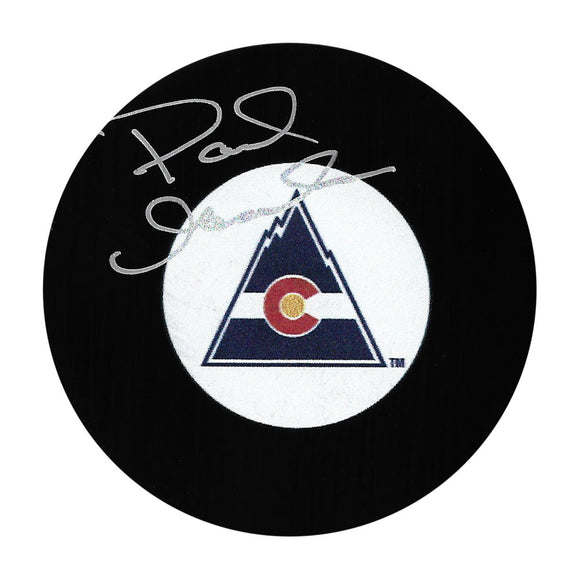 Paul Gardner Autographed Colorado Rockies Puck