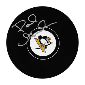 Paul Gardner Autographed Pittsburgh Penguins Puck