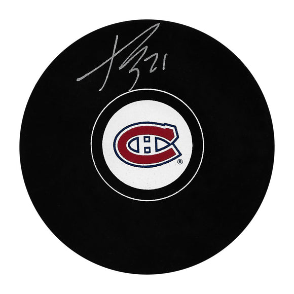 Kaiden Guhle Autographed Montreal Canadiens Puck