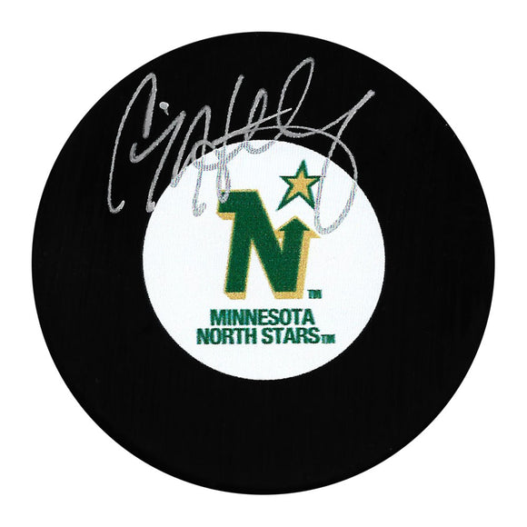 Craig Hartsburg Autographed Minnesota North Stars Puck
