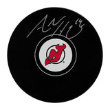 Adam Henrique Autographed New Jersey Devils Puck