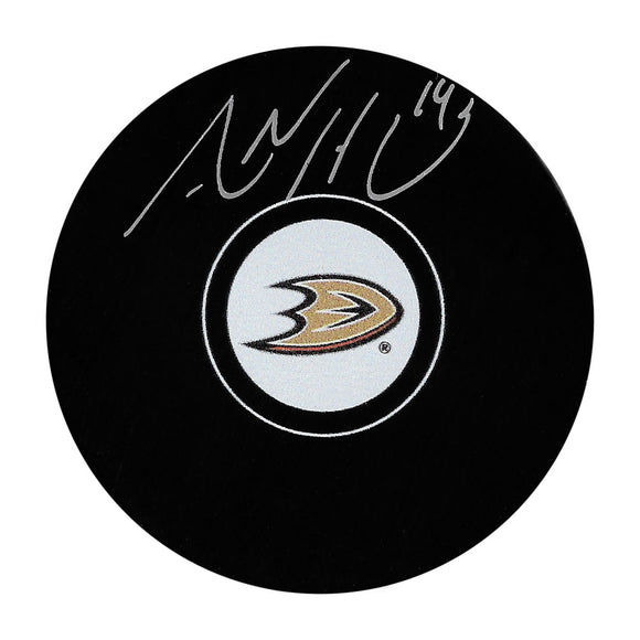 Adam Henrique Autographed Anaheim Ducks Puck