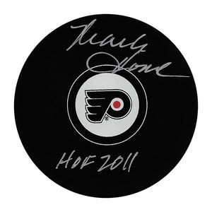 Mark Howe Autographed Philadelphia Flyers Puck