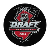 Tristan Jarry Autographed 2013 NHL Draft Puck
