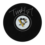 Tristan Jarry Autographed Pittsburgh Penguins Puck