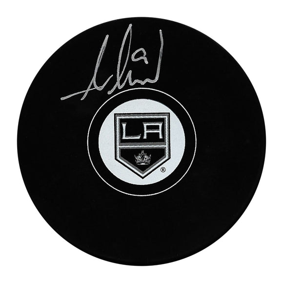 Adrian Kempe Autographed Los Angeles Kings Puck