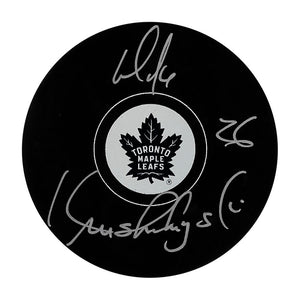 Mike Krushelnyski Autographed Toronto Maple Leafs Puck