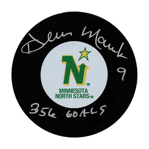 Dennis Maruk Autographed Minnesota North Stars Puck