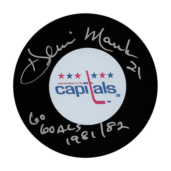 Dennis Maruk Autographed Washington Capitals Puck