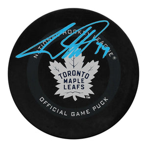 Auston Matthews Autographed Toronto Maple Leafs Official Game Puck