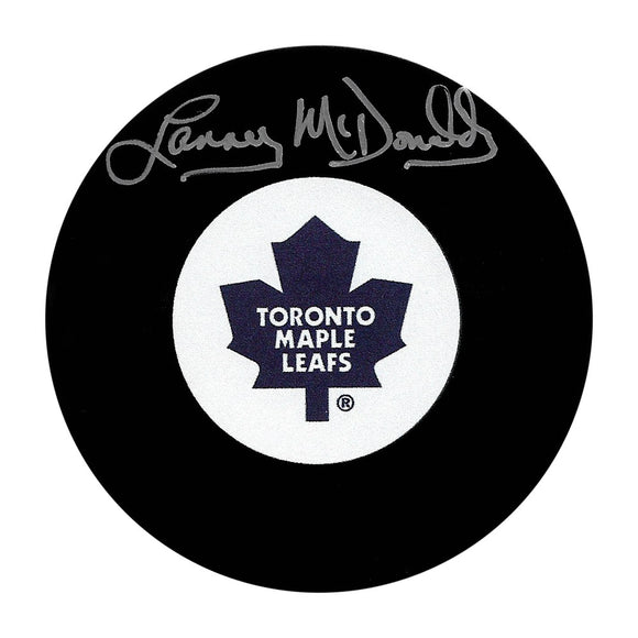 Lanny McDonald Autographed Toronto Maple Leafs Puck