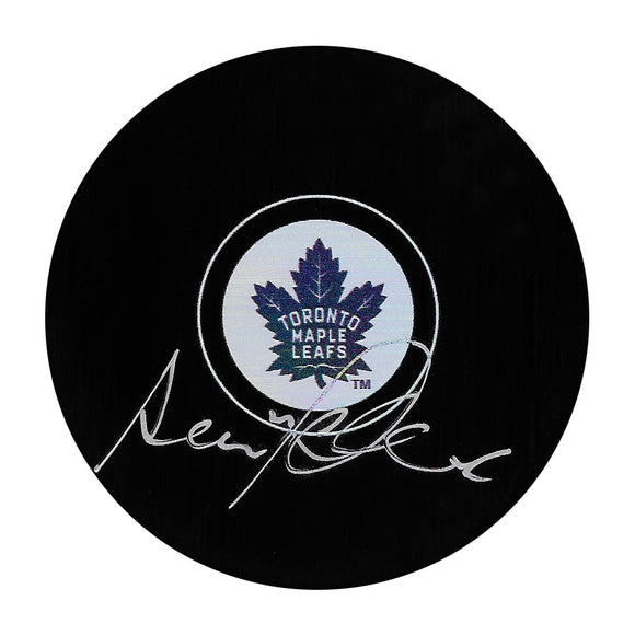 Sean McKenna Autographed Toronto Maple Leafs Puck