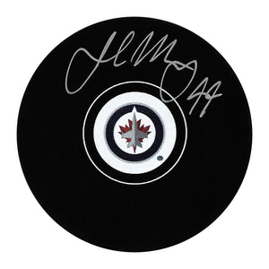 Josh Morrissey Autographed Winnipeg Jets Puck