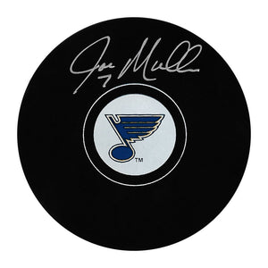 Joe Mullen Autographed St. Louis Blues Puck