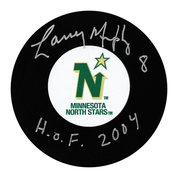 Larry Murphy Autographed Minnnesota North Stars Puck