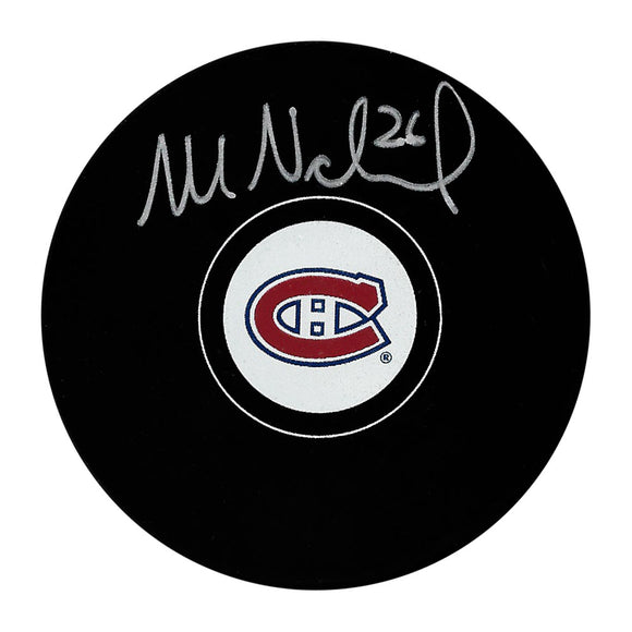 Mats Naslund Autographed Montreal Canadiens Puck