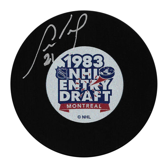 Cam Neely Autographed 1983 NHL Draft Puck