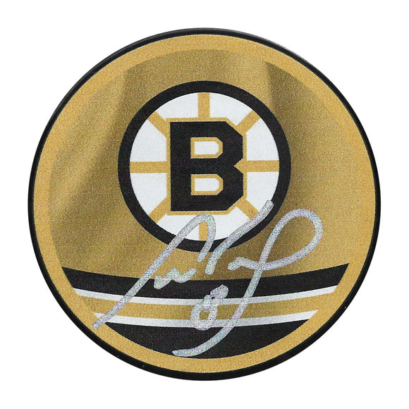 Ray Bourque Boston Bruins Autographed Gold Adidas 2020-21 Reverse