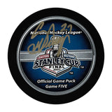 Scott Niedermayer Autographed 2007 Stanley Cup Game 5 Official Game Puck