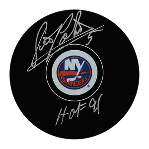 Denis Potvin Autographed New York Islanders Puck