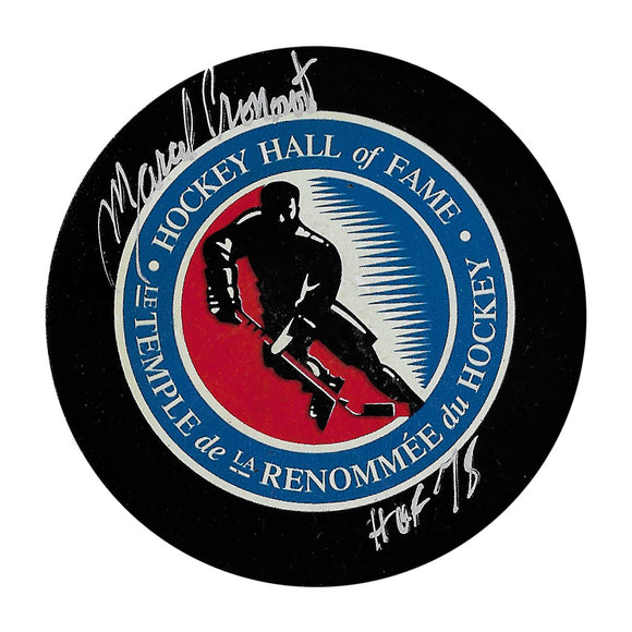 Marcel Pronovost (deceased) Autographed Hockey Hall of Fame Puck