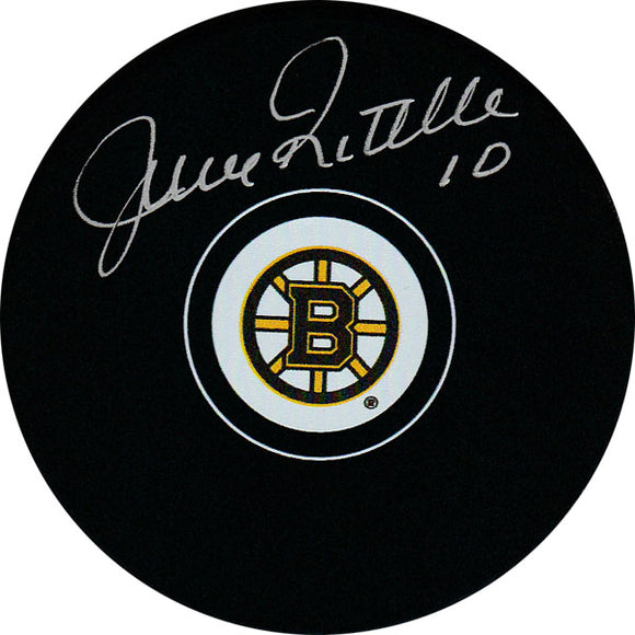 Jean Ratelle Autographed Boston Bruins Puck