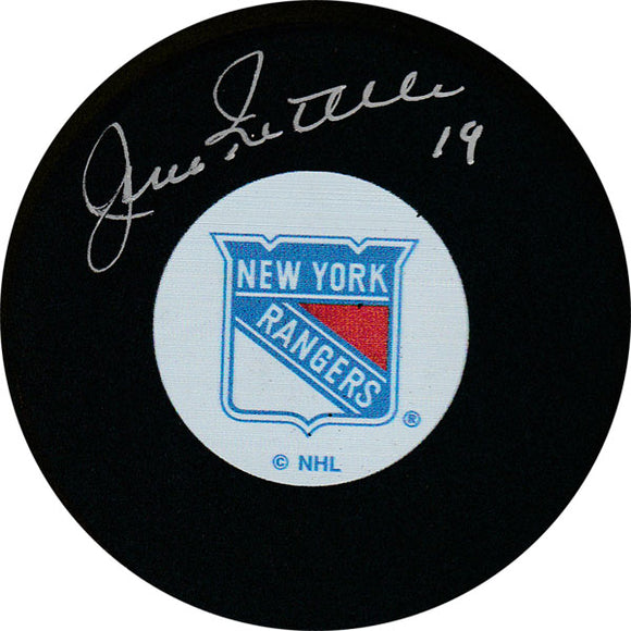 Jean Ratelle Autographed New York Rangers Puck
