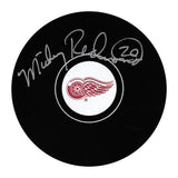 Mickey Redmond Autographed Detroit Red Wings Puck