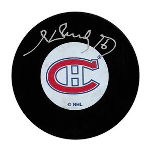 Henri Richard (deceased) Autographed Montreal Canadiens Puck