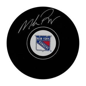 Mike Richter Autographed New York Rangers Puck
