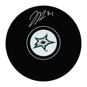 Jason Robertson Autographed Dallas Stars Puck