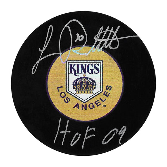 Luc Robitaille Autographed Los Angeles Kings Puck